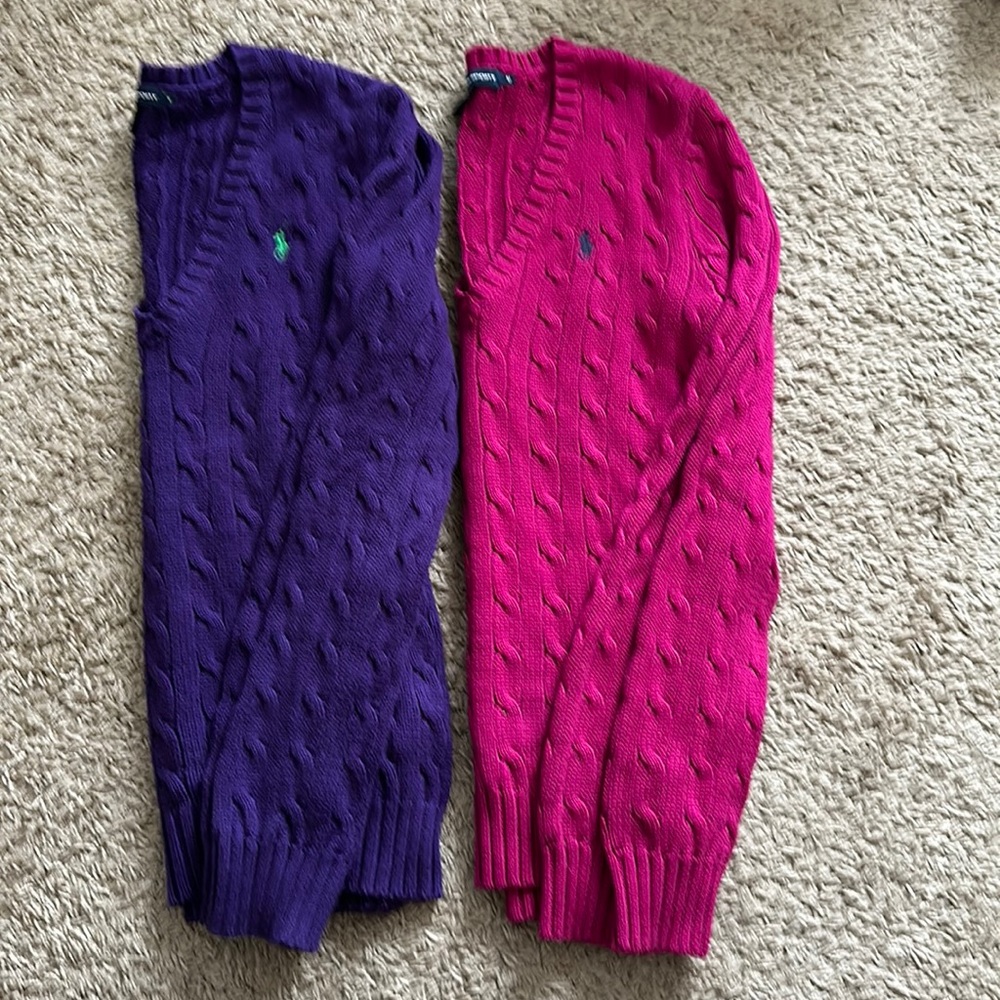 RL sweater- Purple one is the only one available
